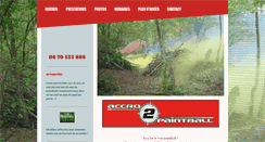 Desktop Screenshot of accro2paintball.com